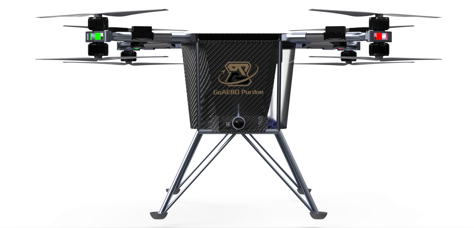 HEART electric VTOL aircraft, front view
