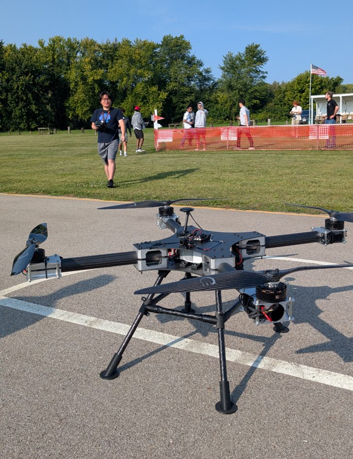 A subscale prototype on the runway